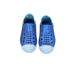 Skechers Kids Blue Shimmer Water Shoes Slip On Size 10 Toddler
